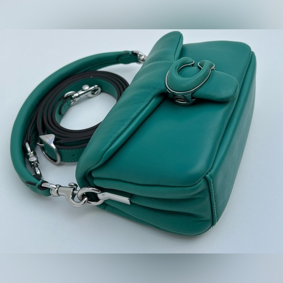 COACH Aqua Soft Pillow Tabby 18 In Nappa Leather - Picture 7 of 12